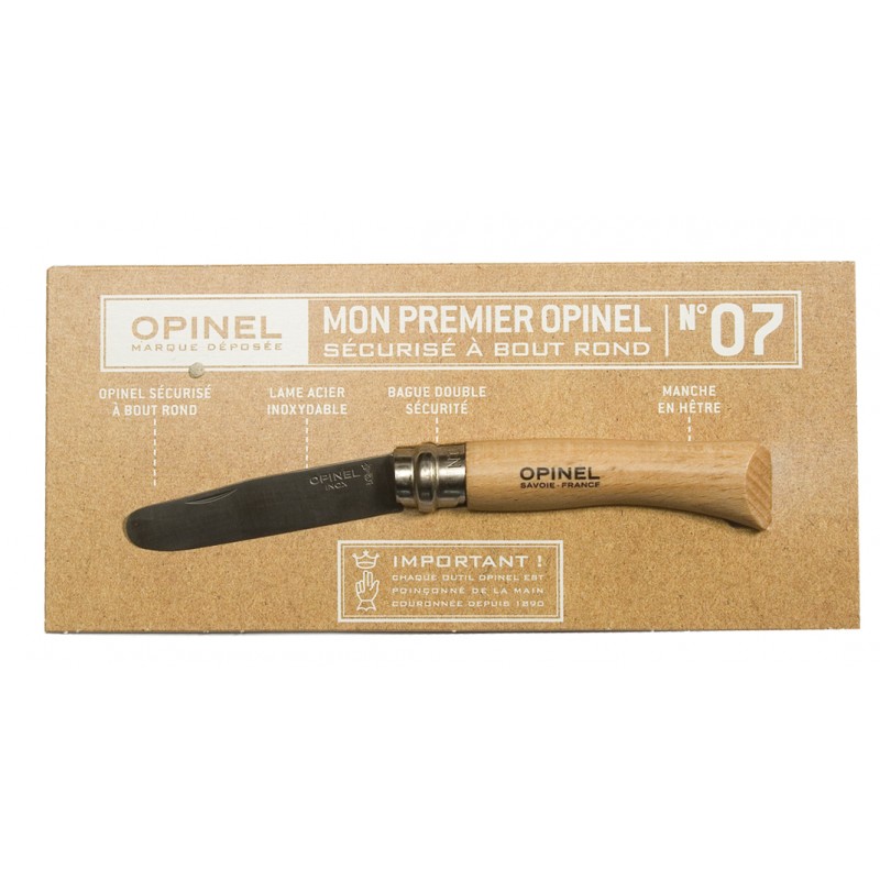 COUTEAU OPINEL N°7 A BOUT ARRONDIArmurerie PBG 62 Couteaux opinel