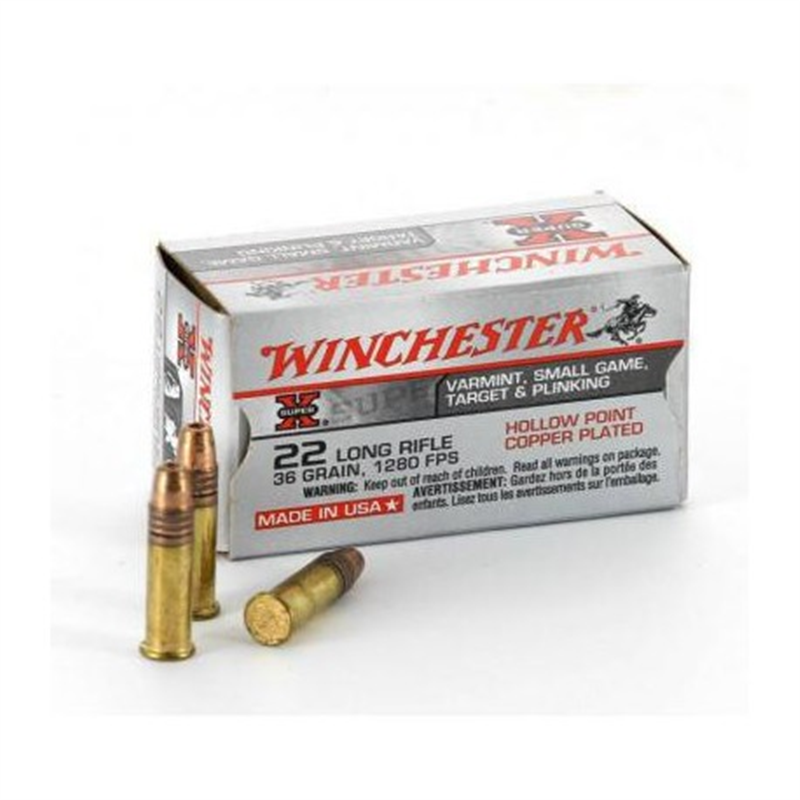 WINCHESTER 22LR SUPER X LHP  X50Armurerie PBG 62 Munitions petits calibres