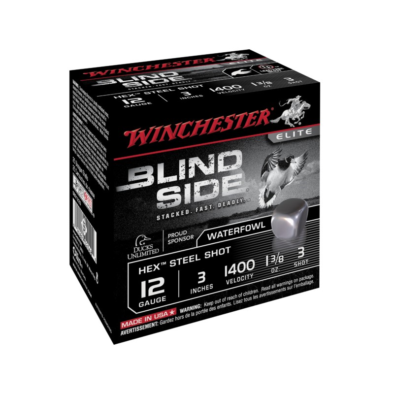 WINCHESTER STEEL BLIND SIDE 12/89 X25 46G P3Armurerie PBG 62 Calibre 12