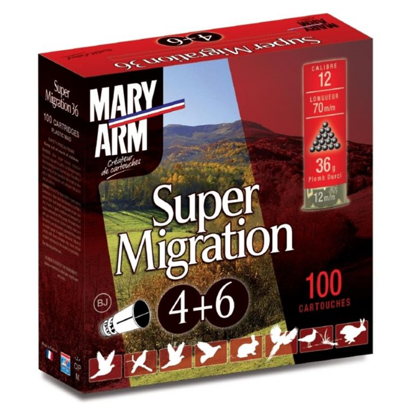 MARY SUPER MIGRATION 12 36G PB4/6 X100Armurerie PBG 62 Calibre 12