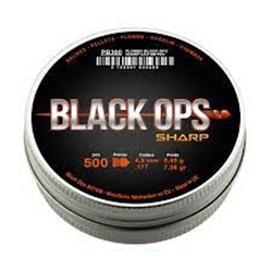 PLOMBS BLACK OPS ANTI NUISIBLES X500 PLAT 4.5MM
